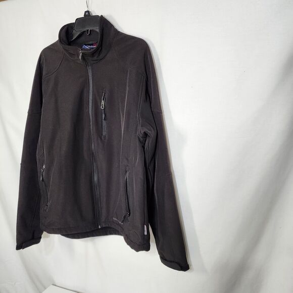 Free Country Men Windbreaker Jacket Soft Shell Insulated Fleece Lined Medium Zip - Picture 5 of 13